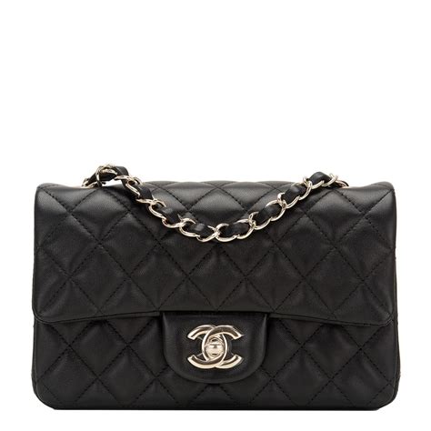 chanel classic flap mini rectangle size|chanel small lambskin evening bag.